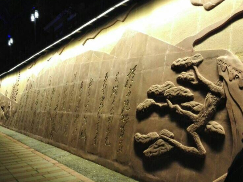 文(wén)化(huà)牆亮(liàng)化(huà)實景圖